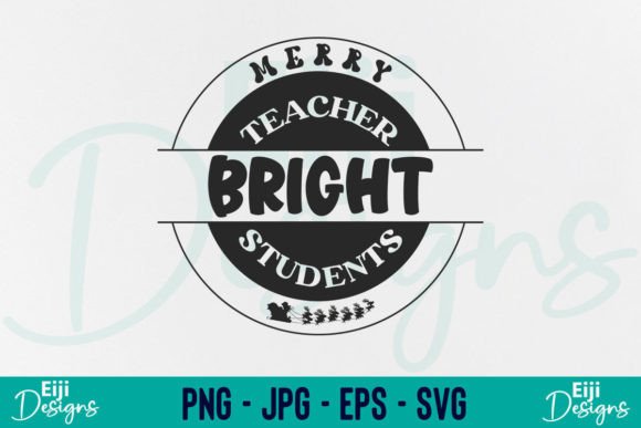 Merry Teacher Bright Students SVG: Retro Review