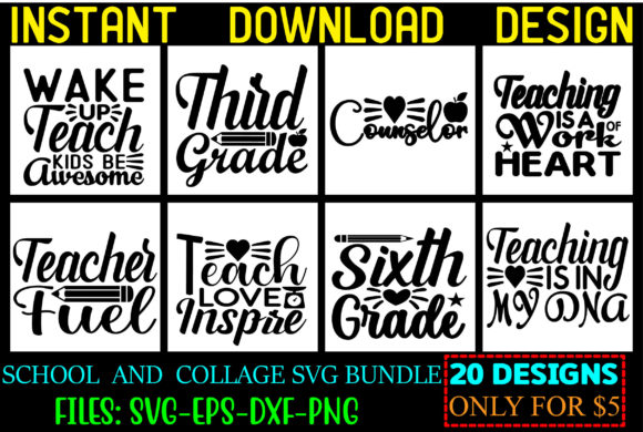 School and Collage SVG Bundle: A Designer’s Review