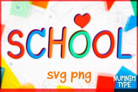 School Kid Handwritten SVG PNG Alphabet Review