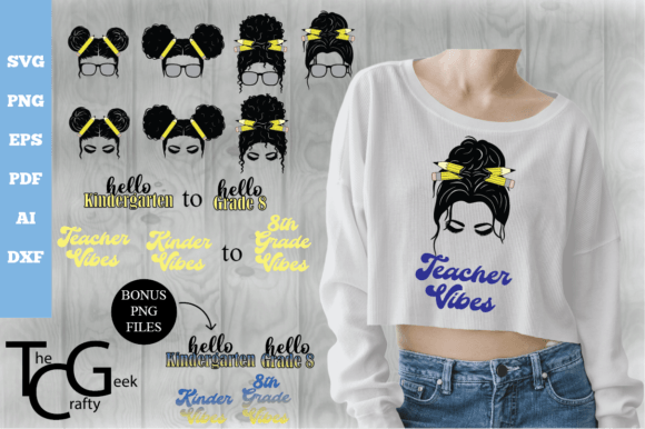 School Messy Bun SVG Bundle: A Designer’s Review