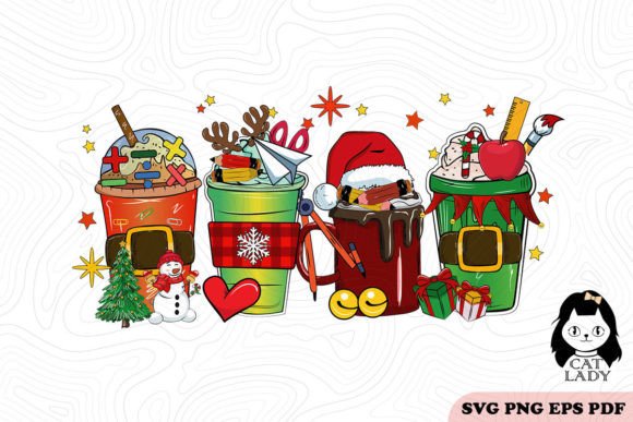 Teacher Christmas Coffee SVG PNG: An Embroidery Review