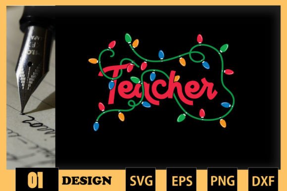 TEACHER Christmas Lights SVG: A Stitch Test Review