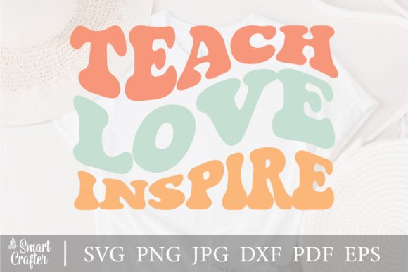 Teacher Love Inspire Svg Wavy Design Review