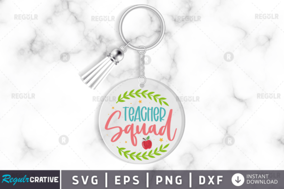Teacher Squad Keychain SVG: An Embroidery Review